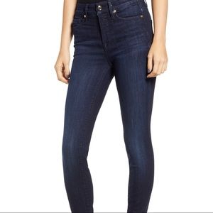 NWT Good American Good Legs High Waisted Skinny Jeans - Blue 500 - Size 6